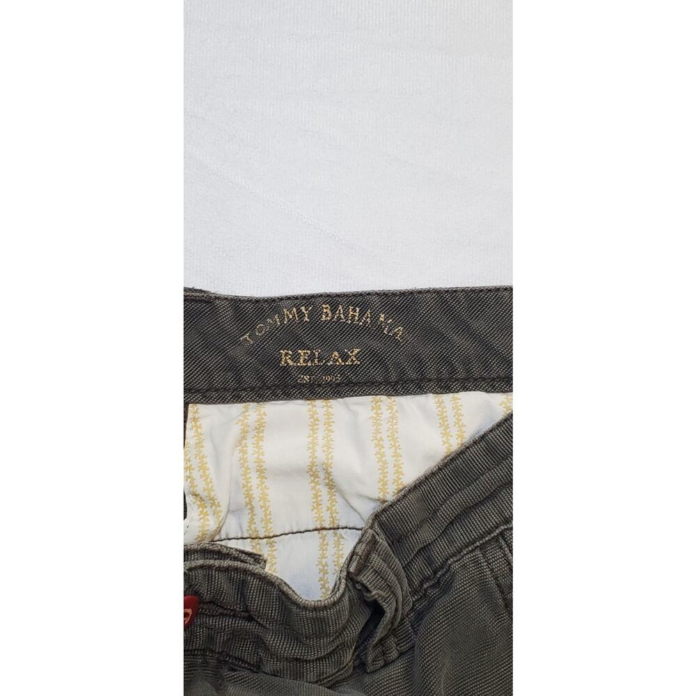 Tommy Bahama Size 36 Lightweight Denim Cargo Shorts Men's Gray Wash Ca10 - Picture 4 of 8